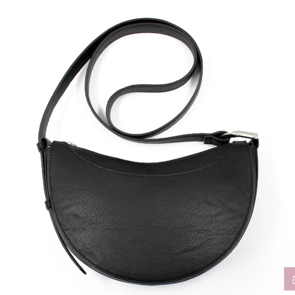 $17 K. Carroll: Gianna Crossbody Black Handbag w/RFID Vegan Leather - New - Picture 9 of 11